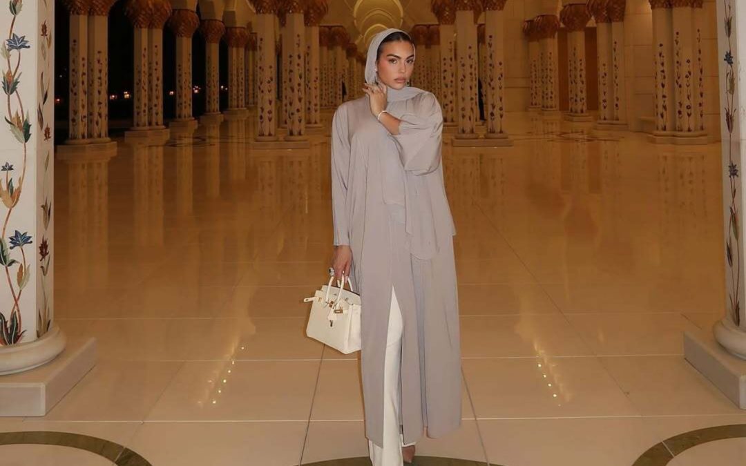 Georgina Rodríguez with a New Style at the Sheikh Zayed Mosque in Abu Dhabi