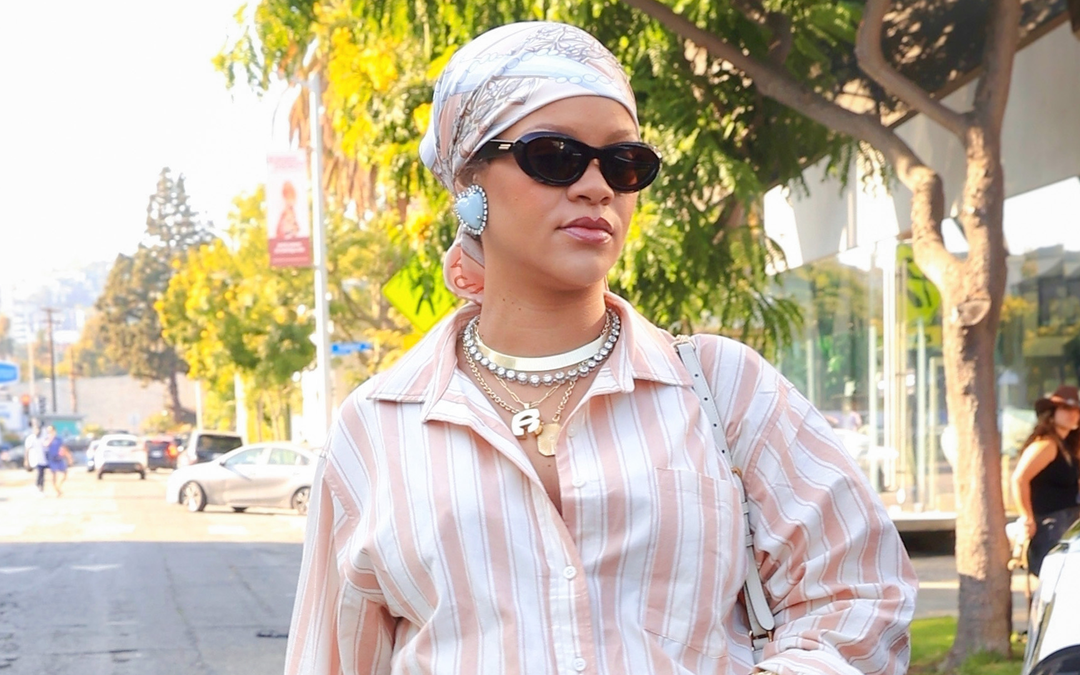 Rihanna brought pajamas to the streets of Los Angeles