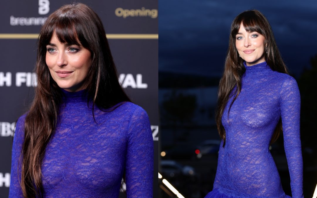 Dakota Johnson Shines in a Distinctive Gucci Look at Zurich