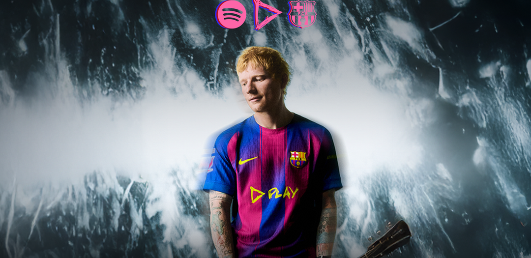 FC Barcelona unveils its new jersey featuring Ed Sheeran’s song “Darling”