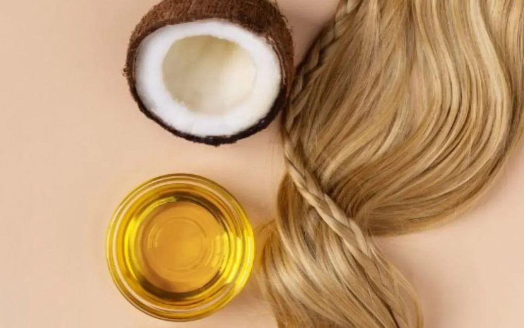 موهای درخشان با روغن نارگیل