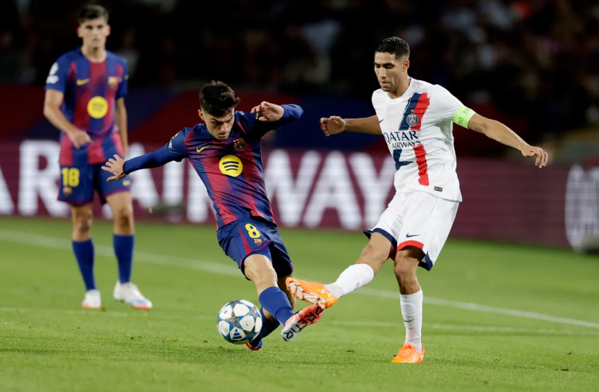 Paris Saint-Germain defeated Barcelona 2-1 in the final minutes