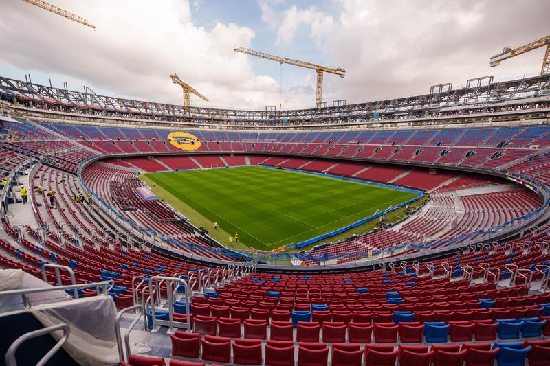 The probable opening date of the Spotify Nou Camp Stadium has been announced