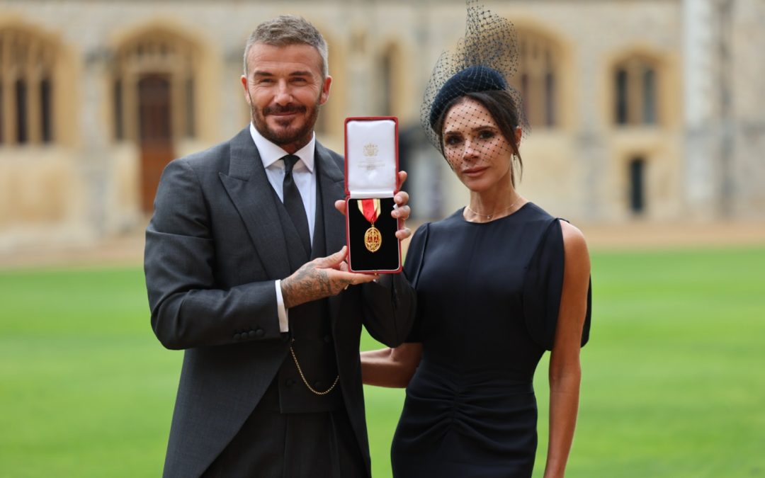 Sir David Beckham Receives Knighthood