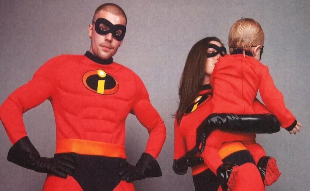 The Bieber Family Celebrates Halloween Dressed as Superheroes from The Incredibles