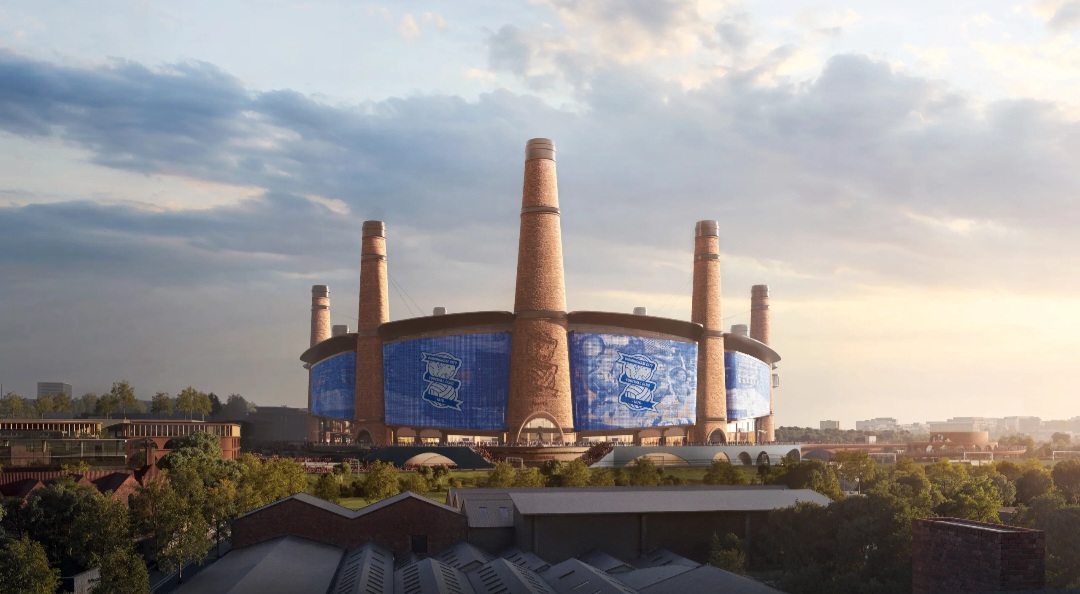 Birmingham City unveiled its new 62,000-seat stadium