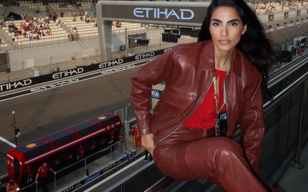 Farnoosh Hamidian Visits the Official Ferrari Garage
